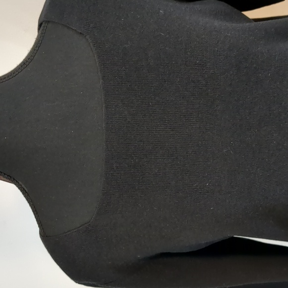 Eileen Fisher Black Sweater, Square Neck, Size Medium - Picture 3 of 13